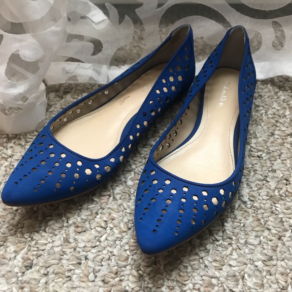 Cobalt blue laser cut flats